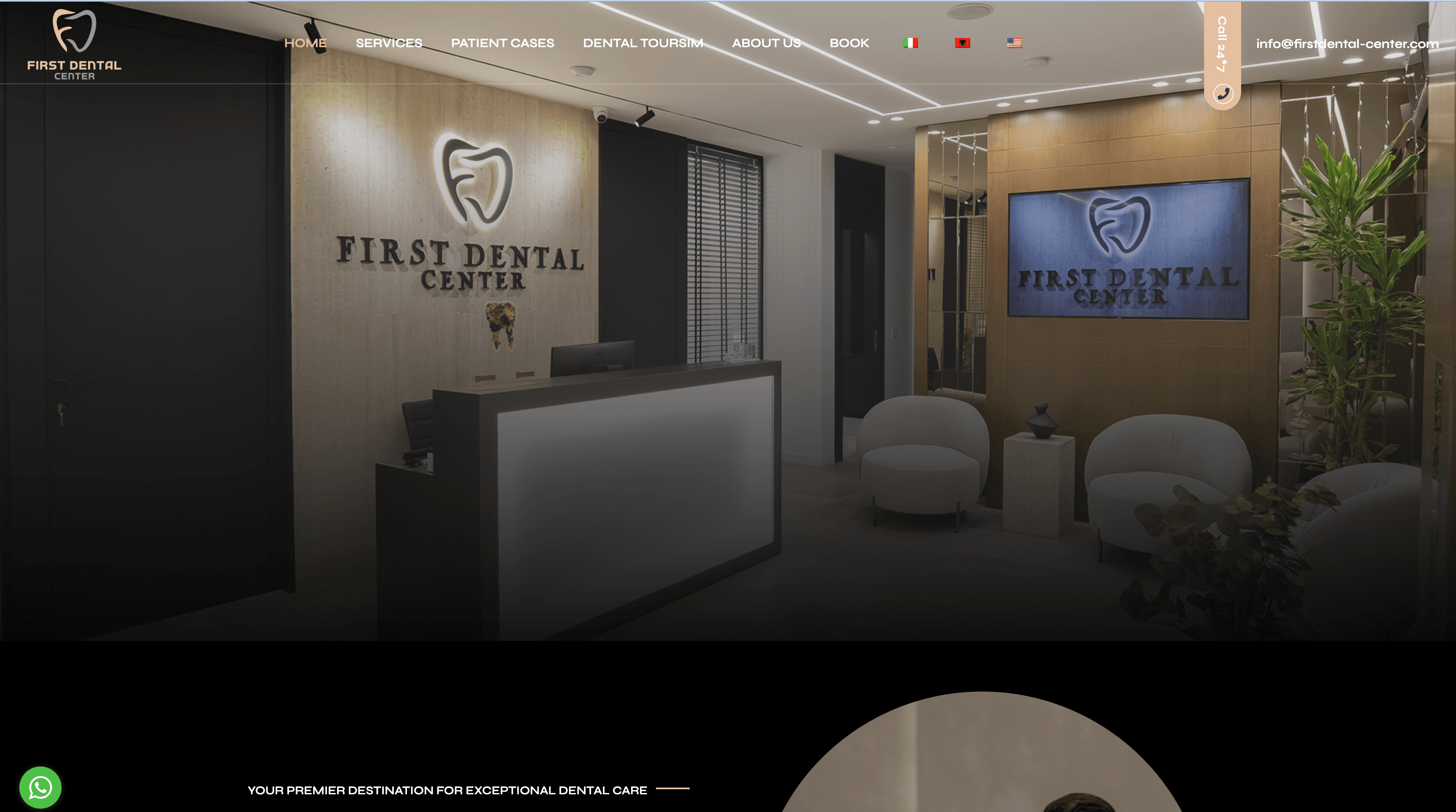 First Dental Center website preview